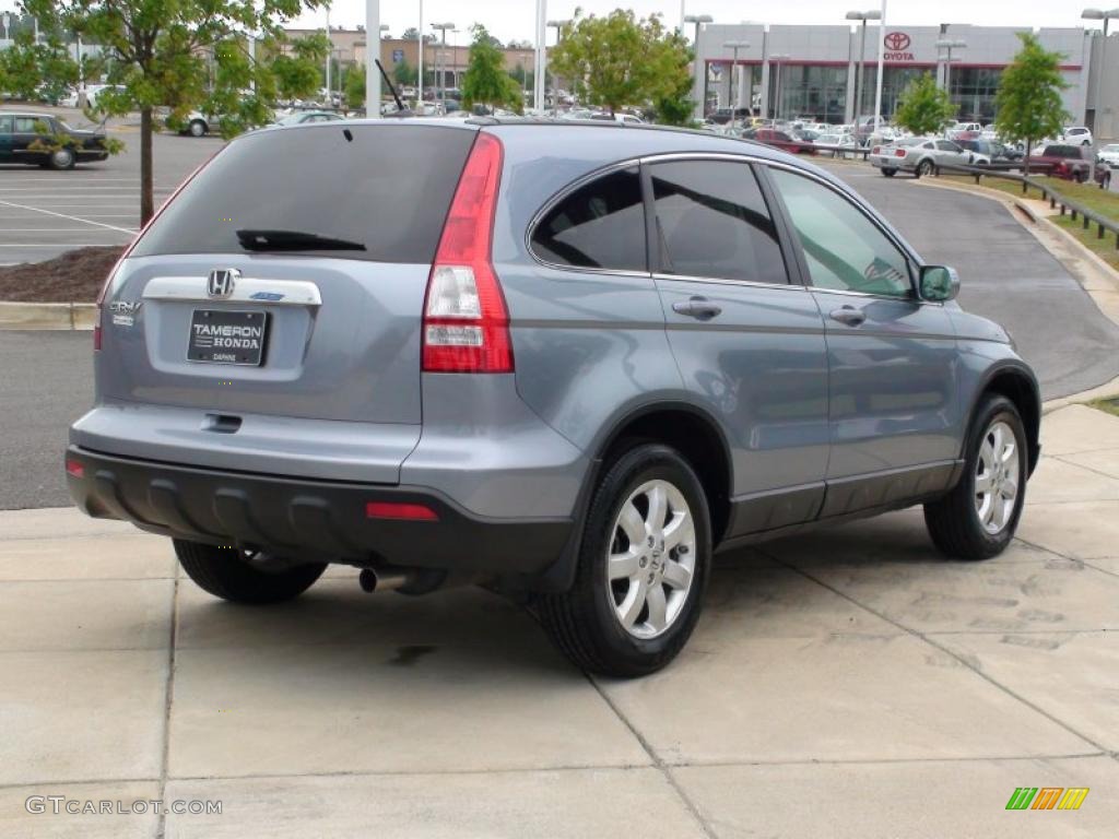 2007 CR-V EX-L - Glacier Blue Metallic / Gray photo #6