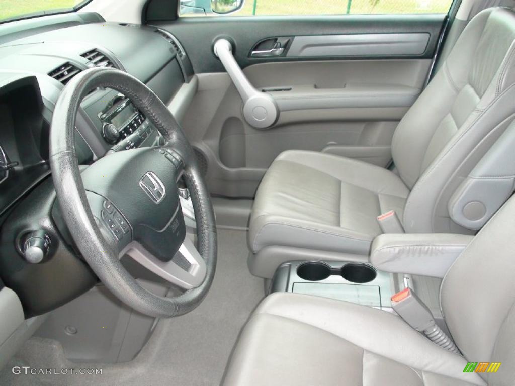 2007 CR-V EX-L - Glacier Blue Metallic / Gray photo #17
