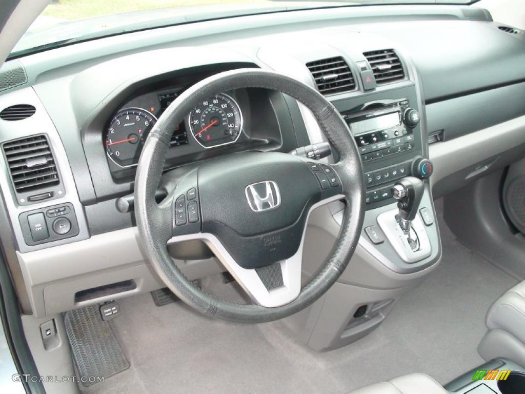 2007 CR-V EX-L - Glacier Blue Metallic / Gray photo #18