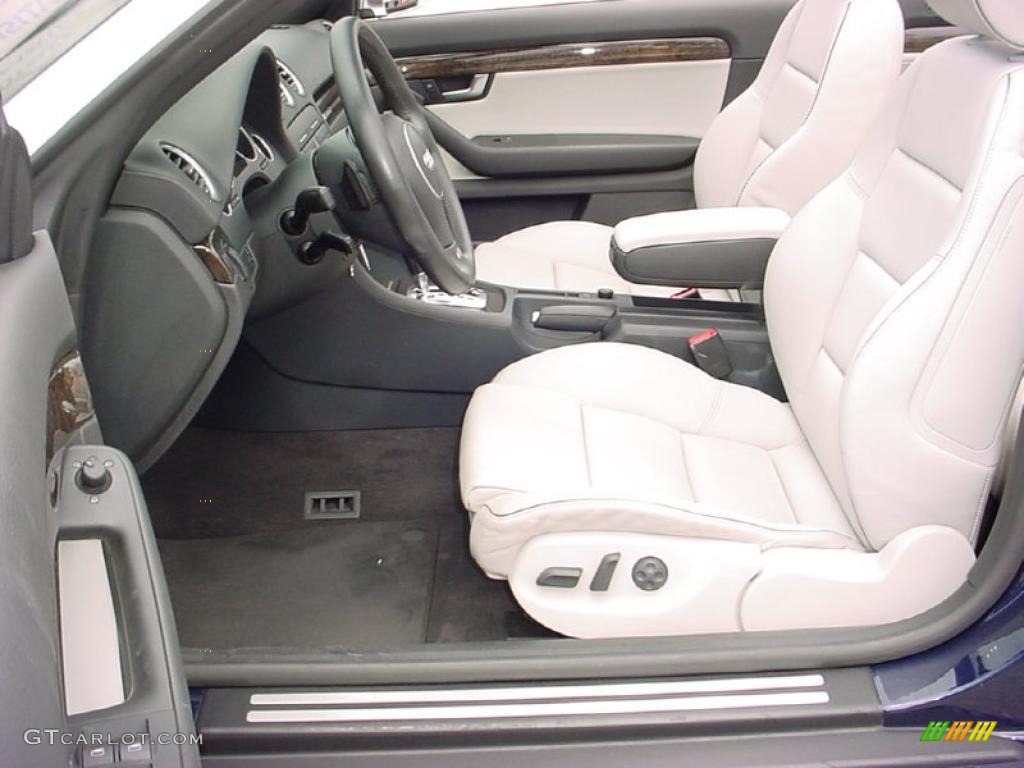 2005 S4 4.2 quattro Cabriolet - Moro Blue Pearl Effect / Silver photo #11