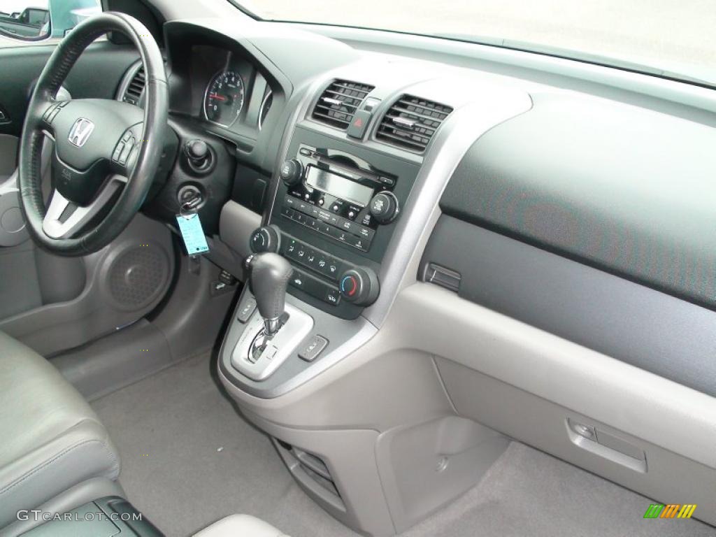 2007 CR-V EX-L - Glacier Blue Metallic / Gray photo #30