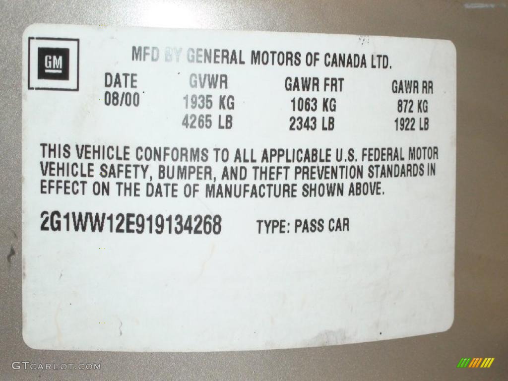 2001 Monte Carlo LS - Light Sandrift Metallic / Neutral Beige photo #37