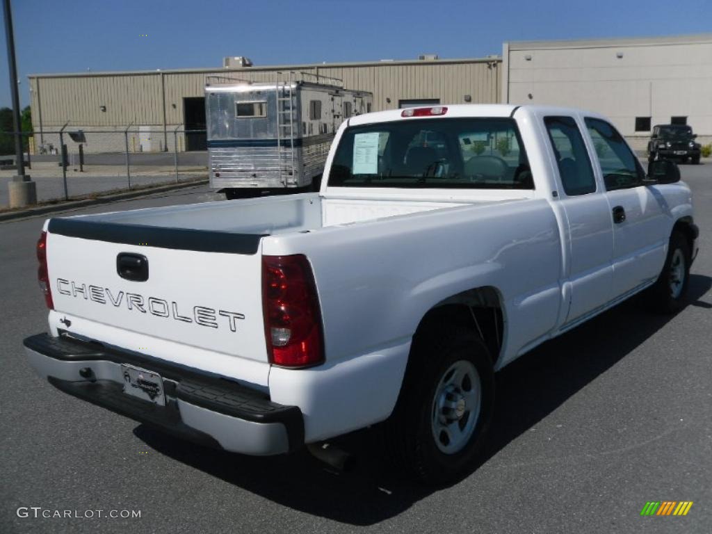 2003 Silverado 1500 Extended Cab - Summit White / Dark Charcoal photo #4