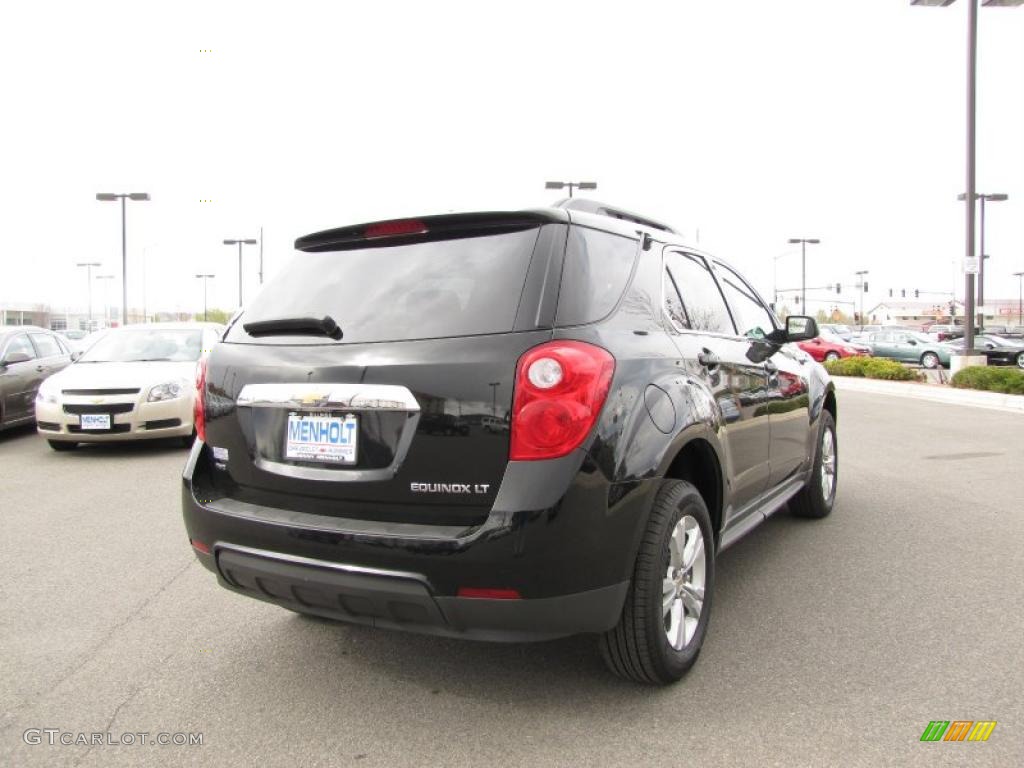 2010 Equinox LT AWD - Black / Jet Black photo #3