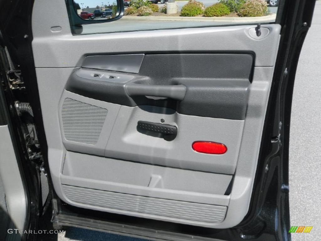 2007 Ram 1500 Big Horn Edition Quad Cab 4x4 - Brilliant Black Crystal Pearl / Medium Slate Gray photo #19
