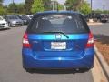 2007 Vivid Blue Pearl Honda Fit   photo #3