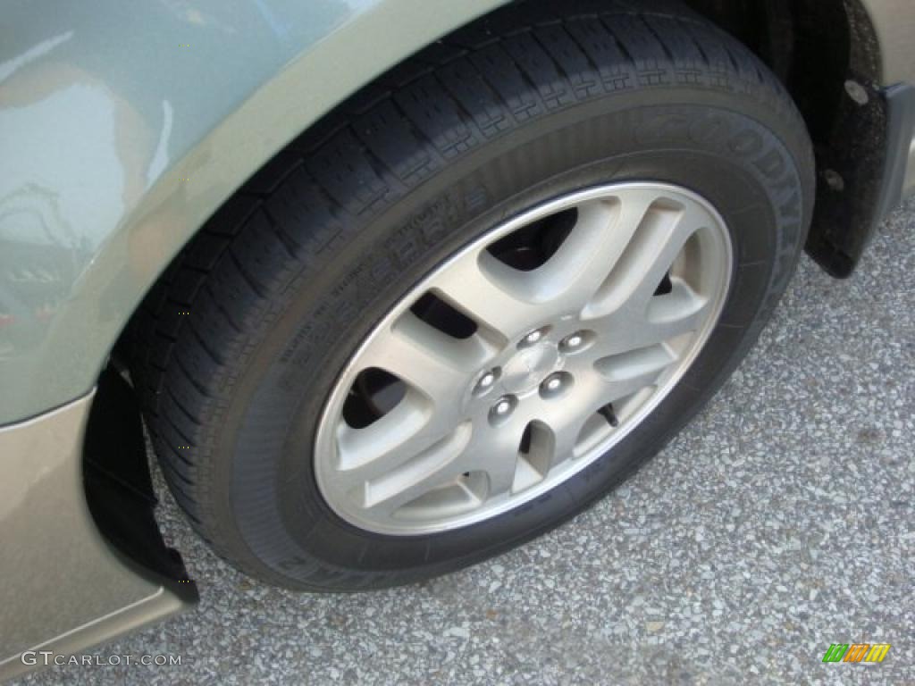 2003 Outback Wagon - Seamist Green Pearl / Beige photo #7