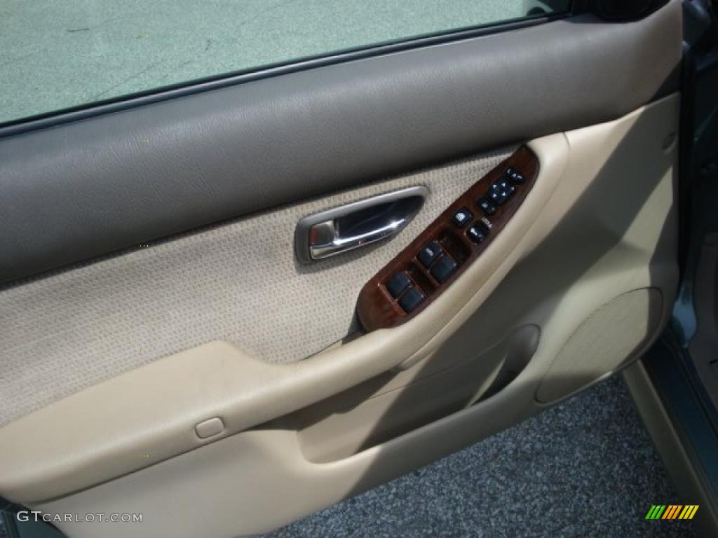 2003 Outback Wagon - Seamist Green Pearl / Beige photo #11