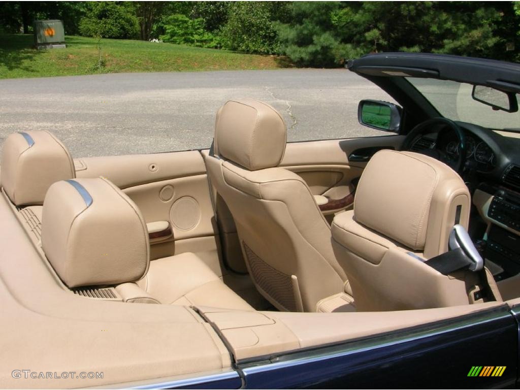 2002 3 Series 330i Convertible - Orient Blue Metallic / Sand photo #3