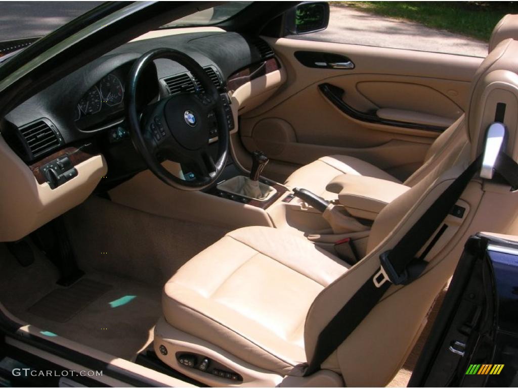 2002 3 Series 330i Convertible - Orient Blue Metallic / Sand photo #4