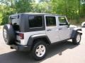 2007 Bright Silver Metallic Jeep Wrangler Unlimited Rubicon 4x4  photo #2