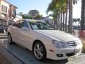 2007 Arctic White Mercedes-Benz CLK 350 Coupe  photo #1