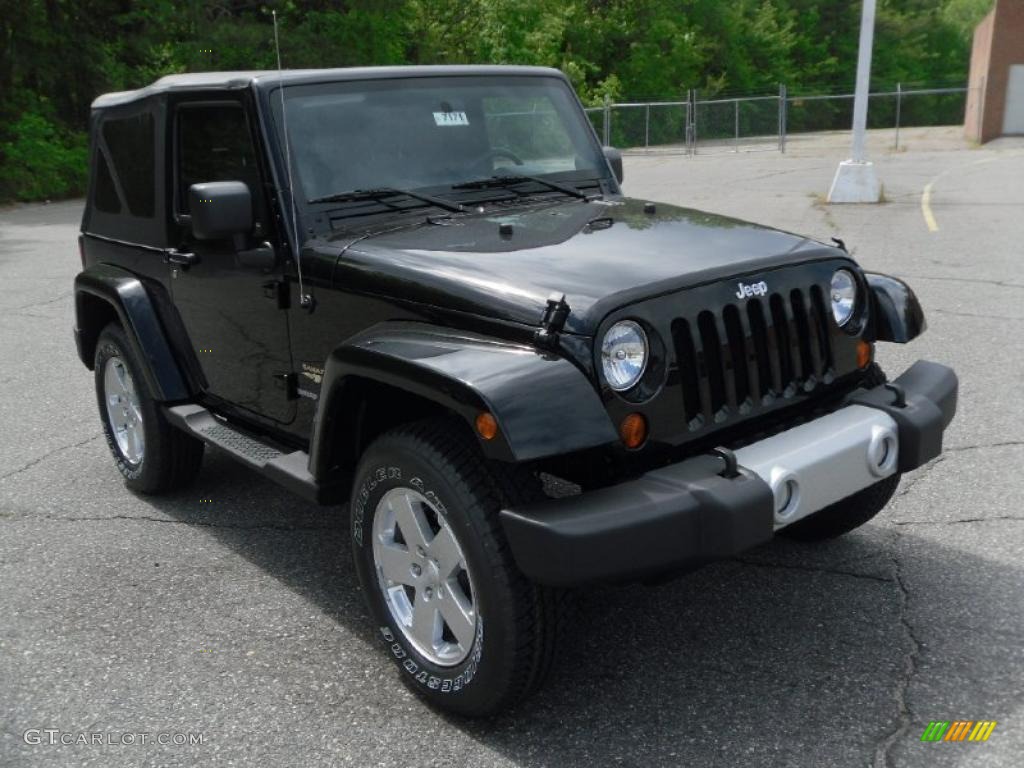 2010 Wrangler Sahara 4x4 - Black / Dark Slate Gray/Medium Slate Gray photo #5