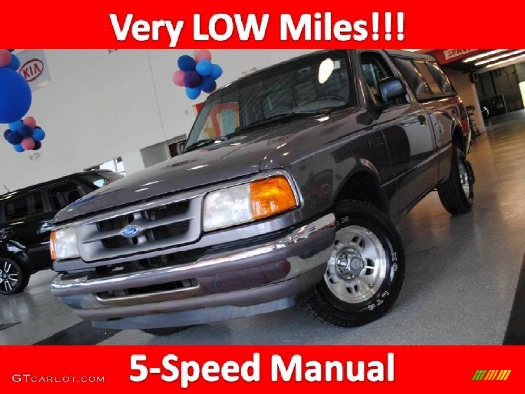 1997 Ranger XLT Regular Cab - Charcoal Grey Metallic / Medium Graphite photo #1