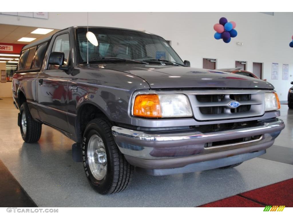 1997 Ranger XLT Regular Cab - Charcoal Grey Metallic / Medium Graphite photo #8