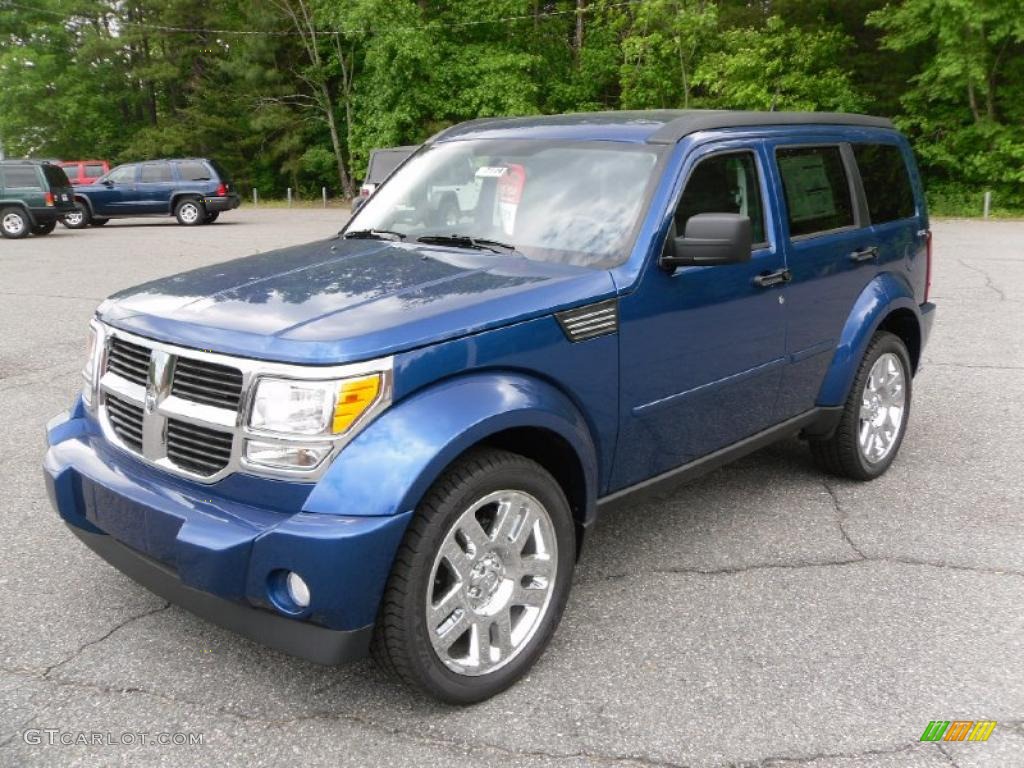 2010 Nitro SE 4x4 - Deep Water Blue Pearl / Dark Slate Gray photo #1