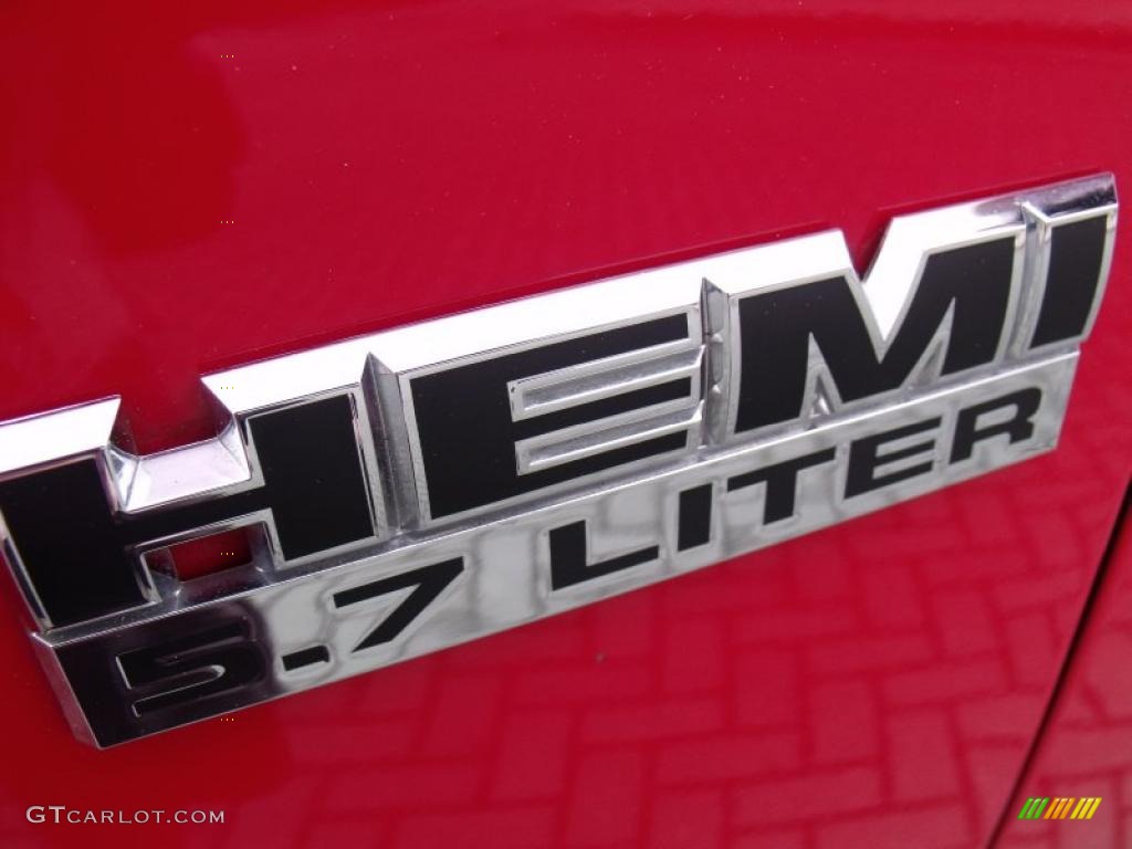 2006 Ram 1500 SLT Regular Cab - Flame Red / Medium Slate Gray photo #10