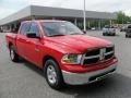 2010 Flame Red Dodge Ram 1500 SLT Crew Cab  photo #5