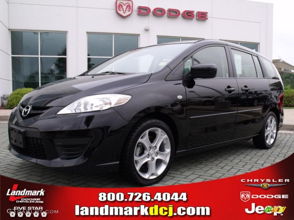 2009 MAZDA5 Sport - Brilliant Black / Black photo #1