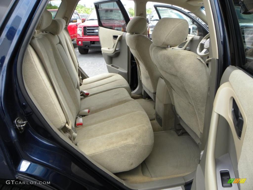 2004 Murano SL AWD - Midnight Blue Pearl / Cafe Latte photo #11