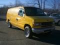1996 Yellow Ford E Series Van E250 Commercial  photo #2