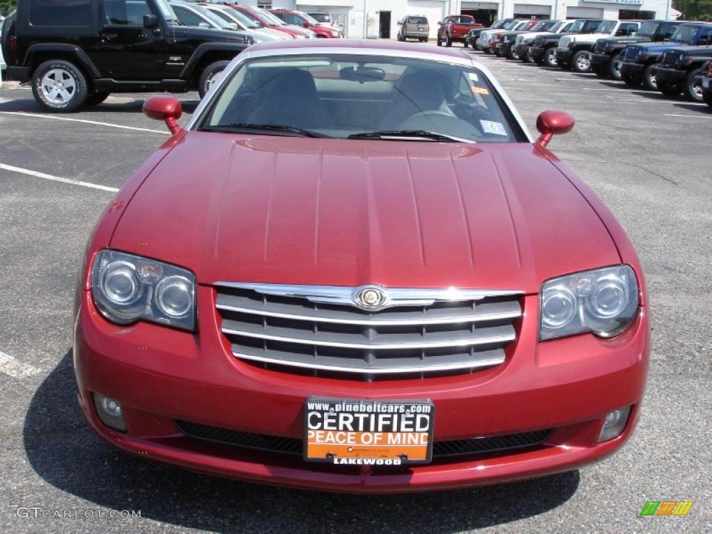 2005 Crossfire Limited Coupe - Blaze Red Crystal Pearlcoat / Dark Slate Grey/Medium Slate Grey photo #2