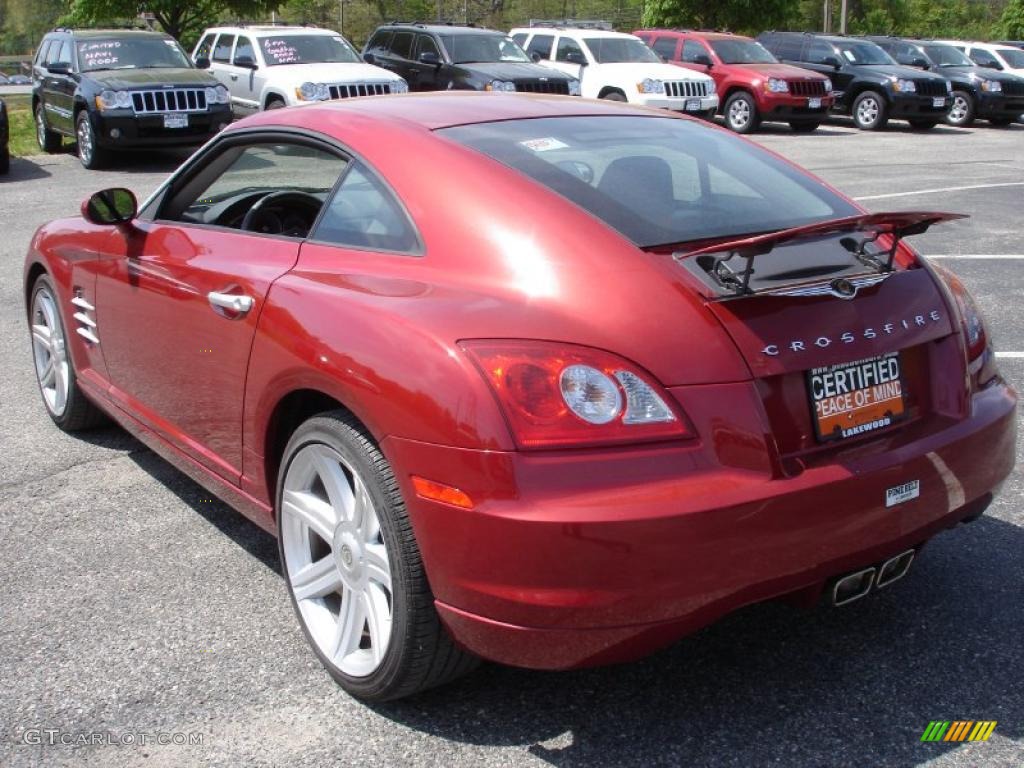 Blaze Red Crystal Pearlcoat 2005 Chrysler Crossfire Limited Coupe Exterior Photo #29434776