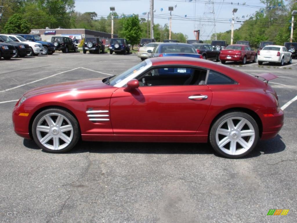Blaze Red Crystal Pearlcoat 2005 Chrysler Crossfire Limited Coupe Exterior Photo #29434788