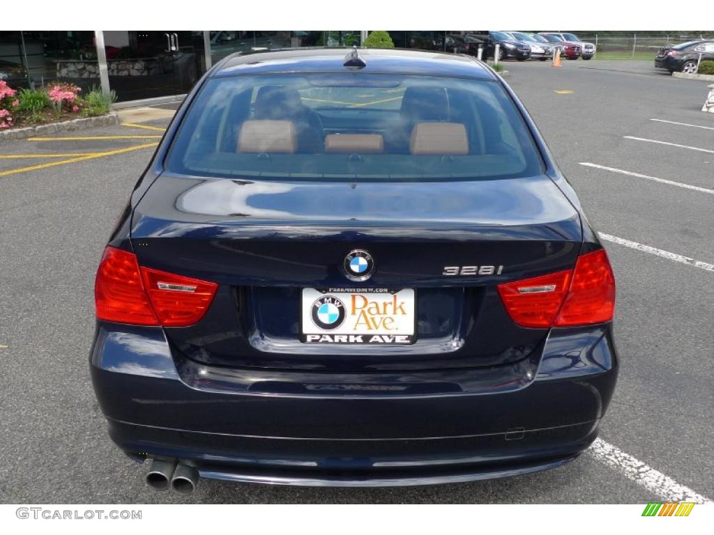 2010 3 Series 328i xDrive Sedan - Monaco Blue Metallic / Saddle Brown Dakota Leather photo #12