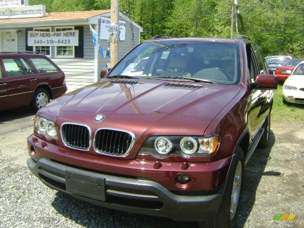 2001 X5 3.0i - Mohogany Brown Metallic / Beige photo #1