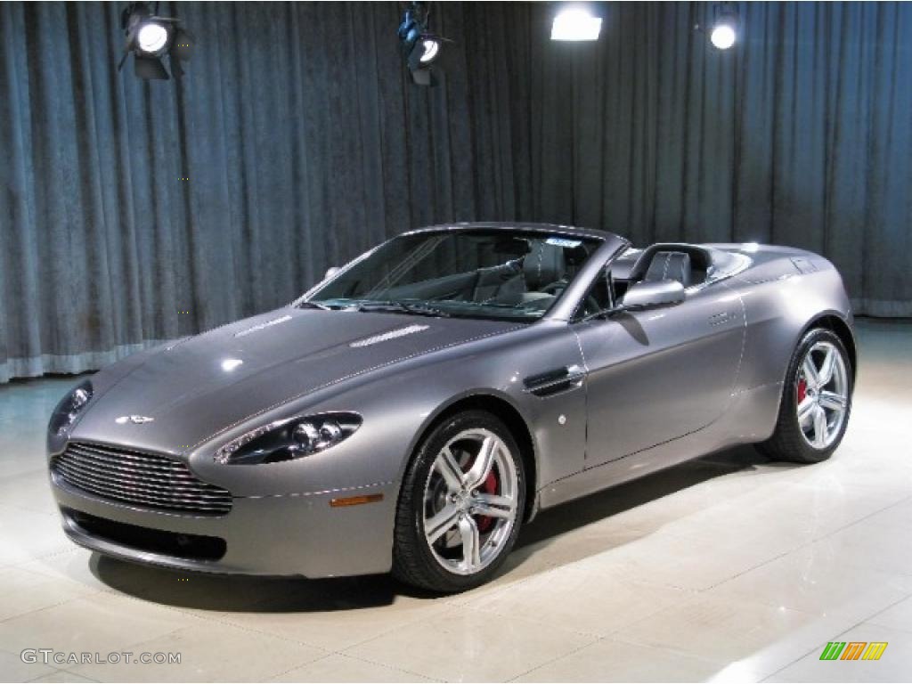 2009 V8 Vantage Roadster - Tungsten Silver / Obsidian Black photo #1