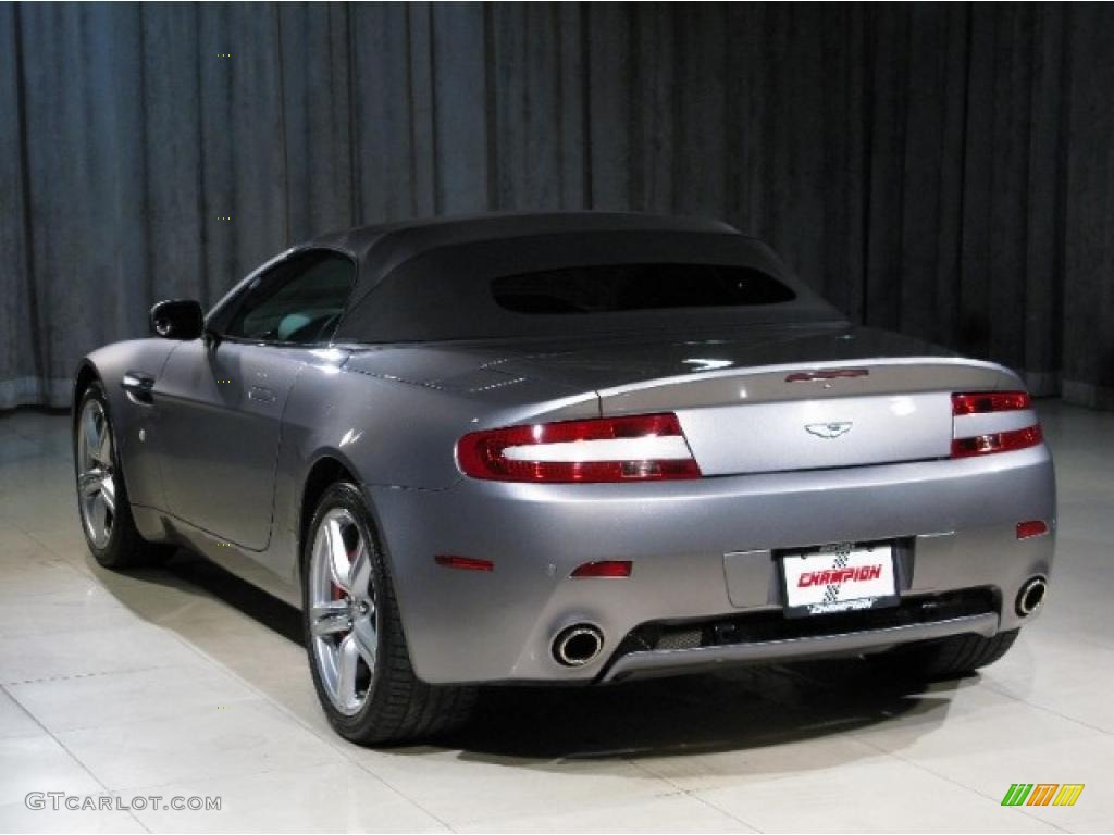 2009 V8 Vantage Roadster - Tungsten Silver / Obsidian Black photo #2