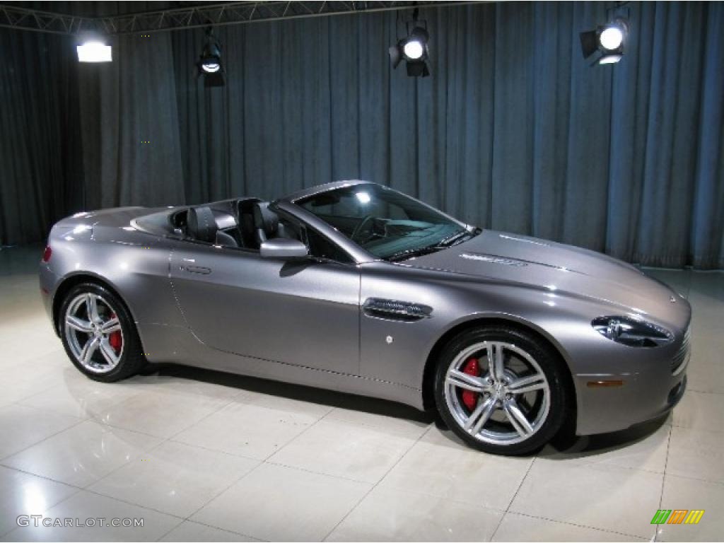 2009 V8 Vantage Roadster - Tungsten Silver / Obsidian Black photo #3