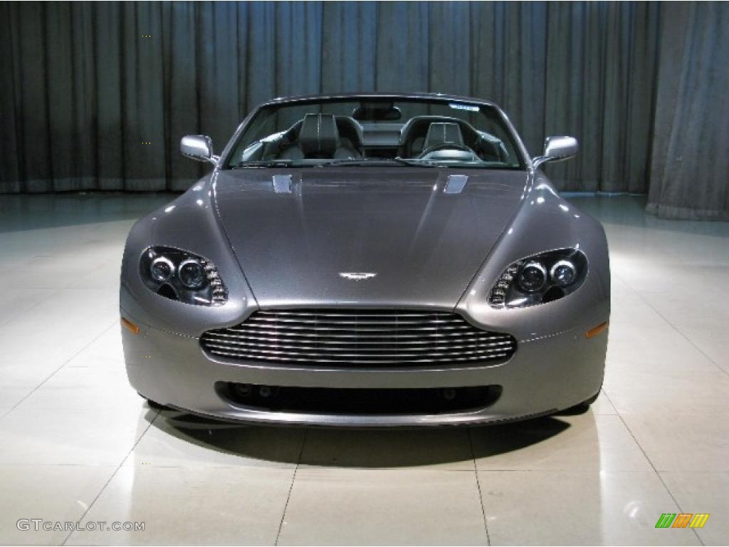 2009 V8 Vantage Roadster - Tungsten Silver / Obsidian Black photo #4