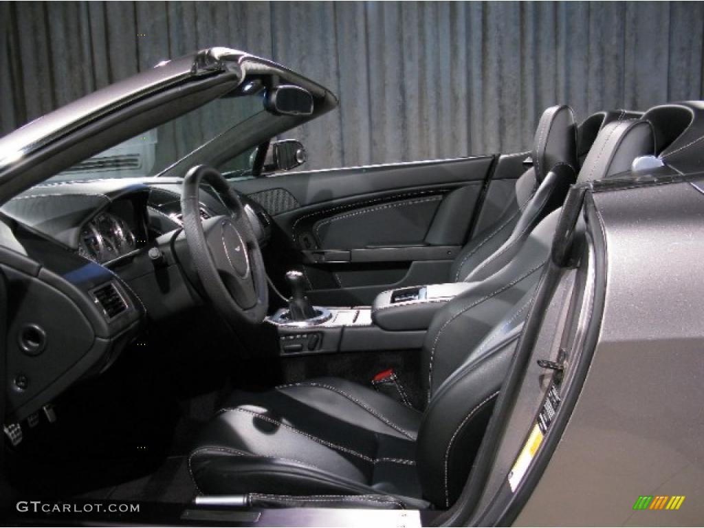 2009 V8 Vantage Roadster - Tungsten Silver / Obsidian Black photo #6