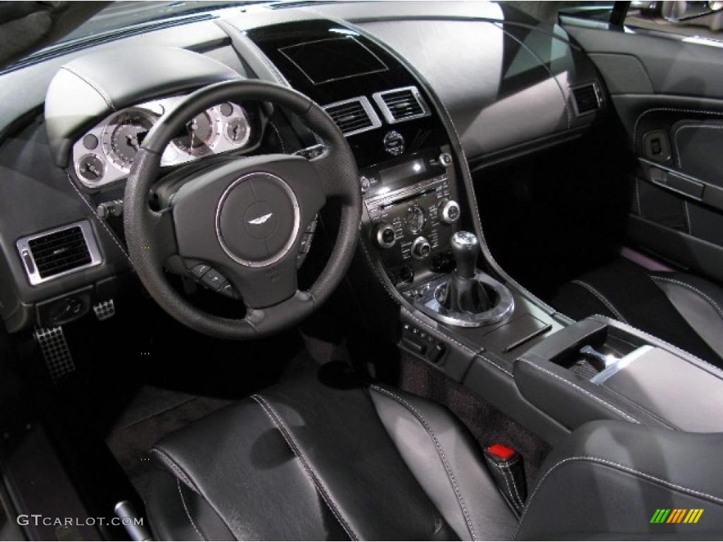 2009 V8 Vantage Roadster - Tungsten Silver / Obsidian Black photo #7