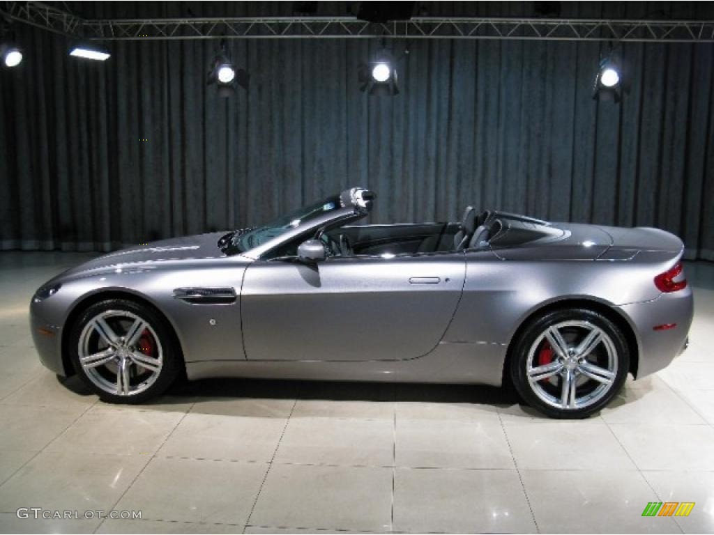 2009 V8 Vantage Roadster - Tungsten Silver / Obsidian Black photo #16