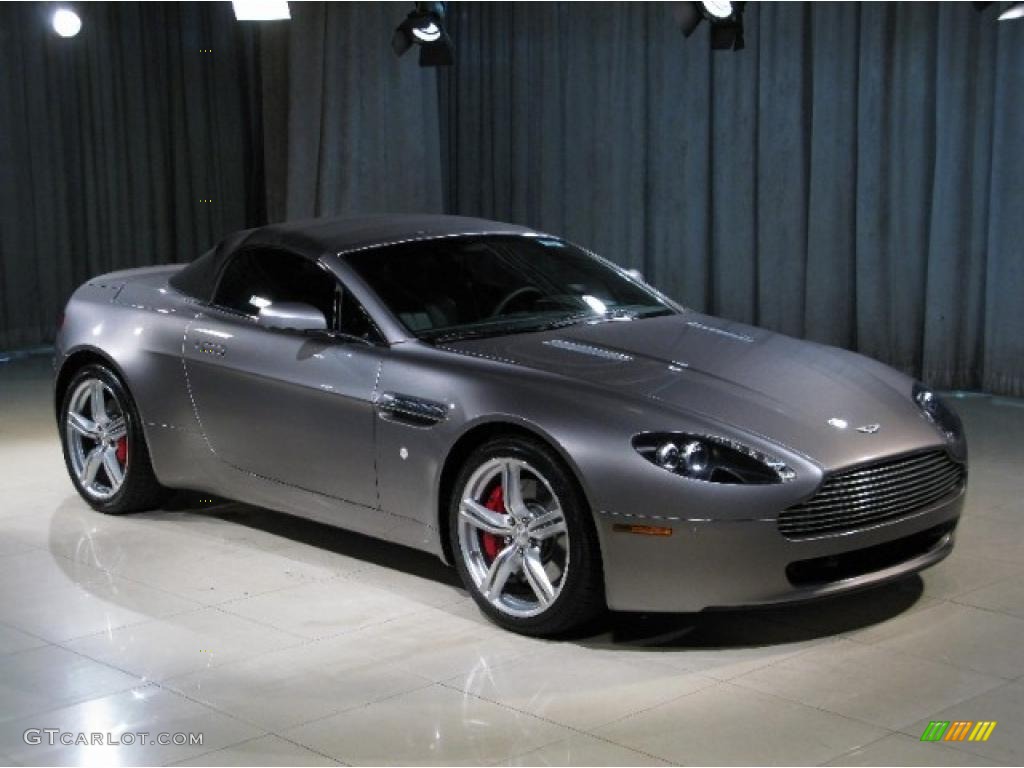 2009 V8 Vantage Roadster - Tungsten Silver / Obsidian Black photo #17