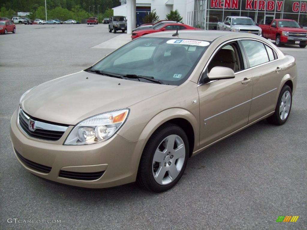 2007 Aura XE - Golden Cashmere Metallic / Tan photo #11