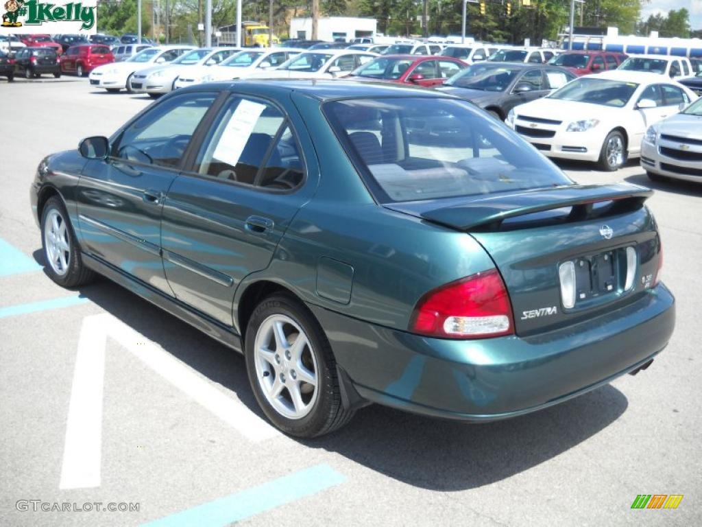 2001 Sentra SE - Jaded Green / Sand photo #5