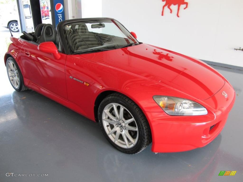 2004 S2000 Roadster - New Formula Red / Black photo #1