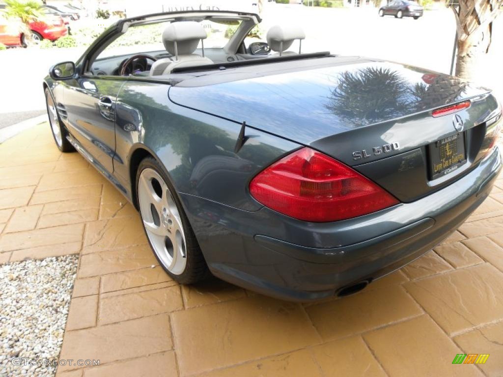 2003 SL 500 Roadster - designo Graphite Metallic / Ash photo #7