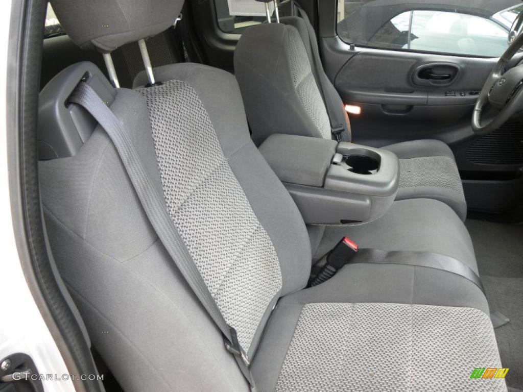 2002 F150 XLT SuperCab - Silver Metallic / Medium Graphite photo #5