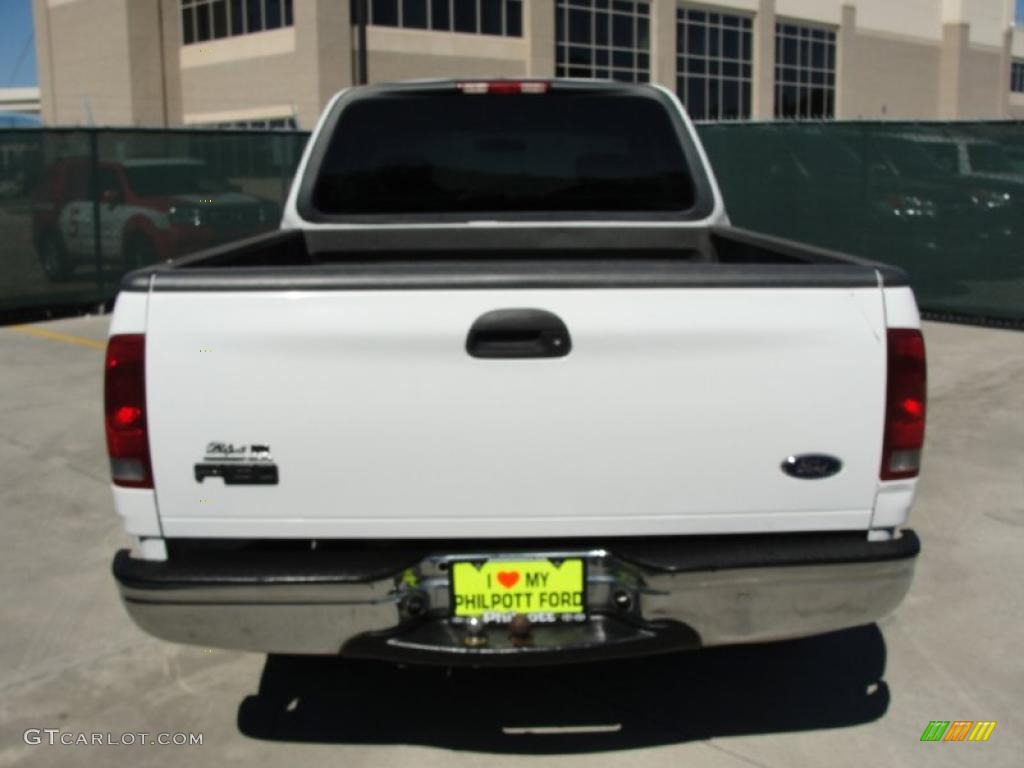 2002 F150 XLT SuperCab - Oxford White / Medium Graphite photo #4