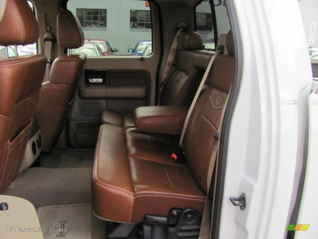 2007 F150 King Ranch SuperCrew 4x4 - Oxford White / Castano Brown Leather photo #12