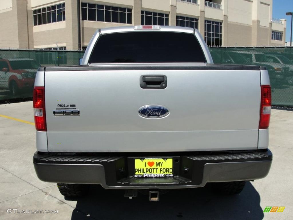 2004 F150 FX4 SuperCab 4x4 - Silver Metallic / Black/Medium Flint photo #4