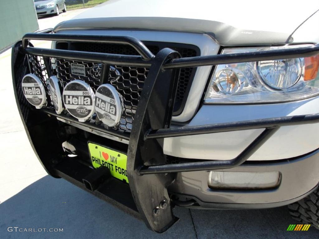 2004 F150 FX4 SuperCab 4x4 - Silver Metallic / Black/Medium Flint photo #13