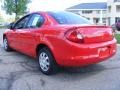 2001 Flame Red Dodge Neon SE  photo #3