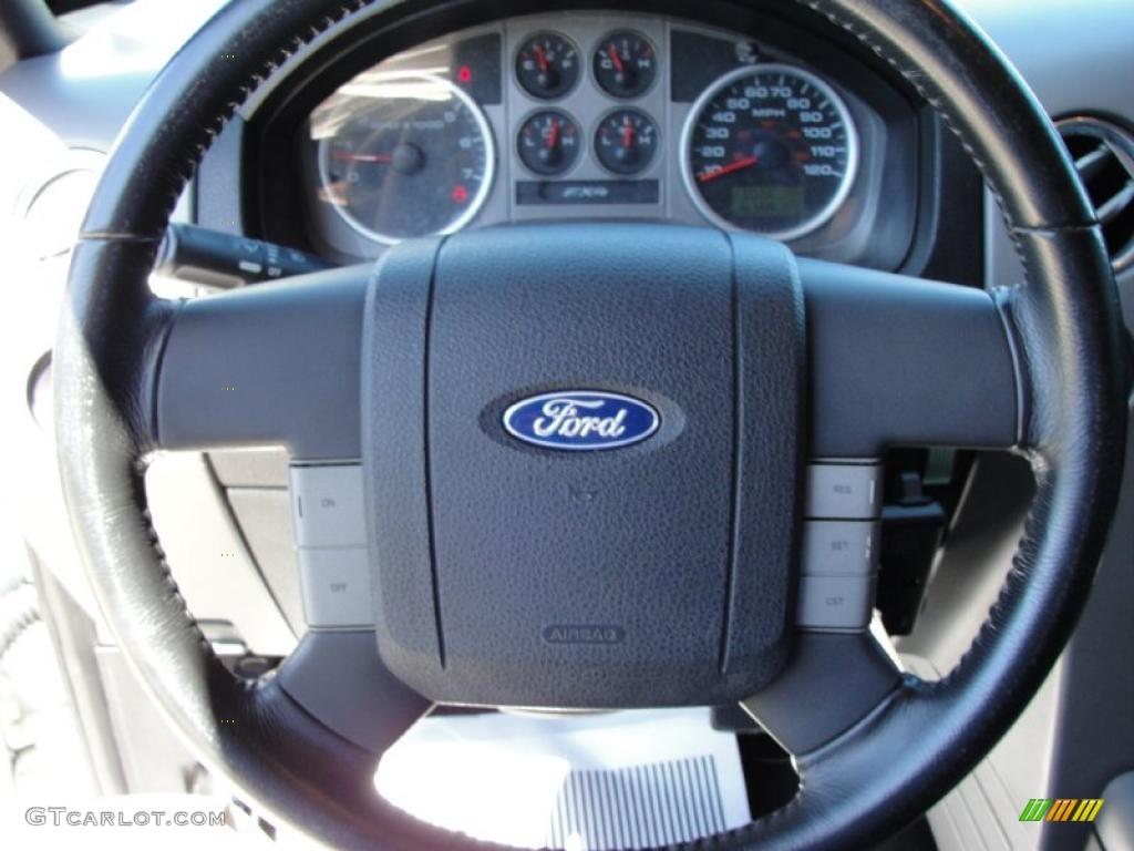 2004 F150 FX4 SuperCab 4x4 - Silver Metallic / Black/Medium Flint photo #47
