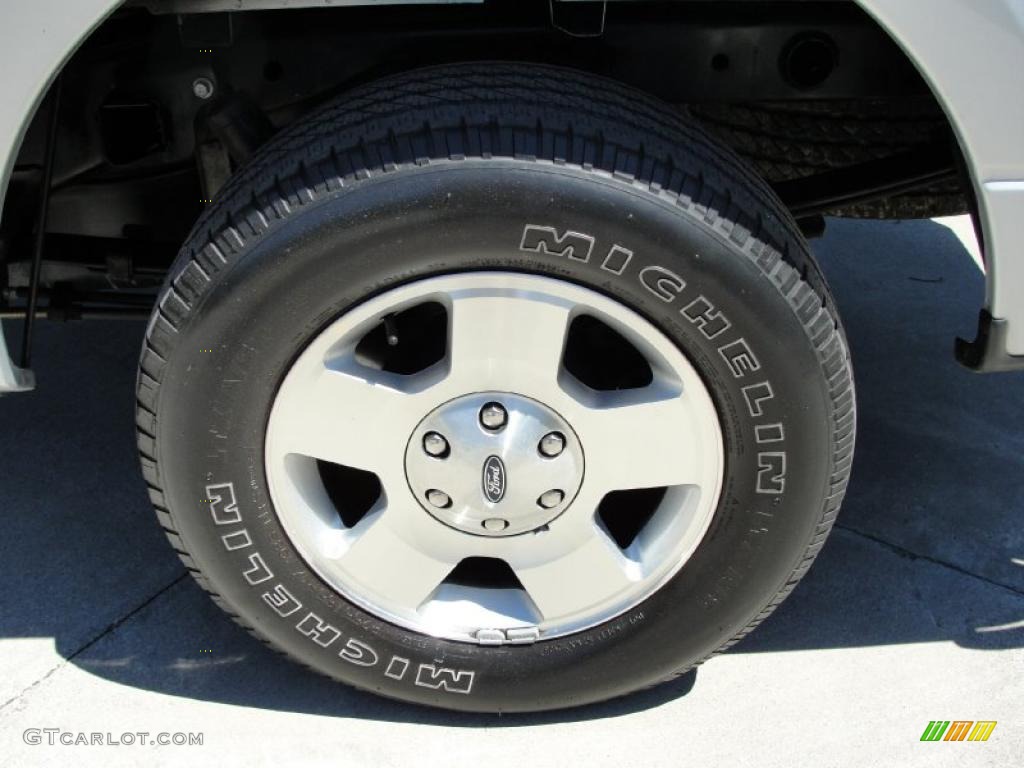2006 F150 STX Regular Cab - Silver Metallic / Medium/Dark Flint photo #13